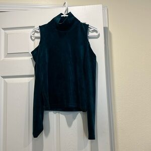 Zara Knit Velvet long sleeve blouse women- New without tag- size S